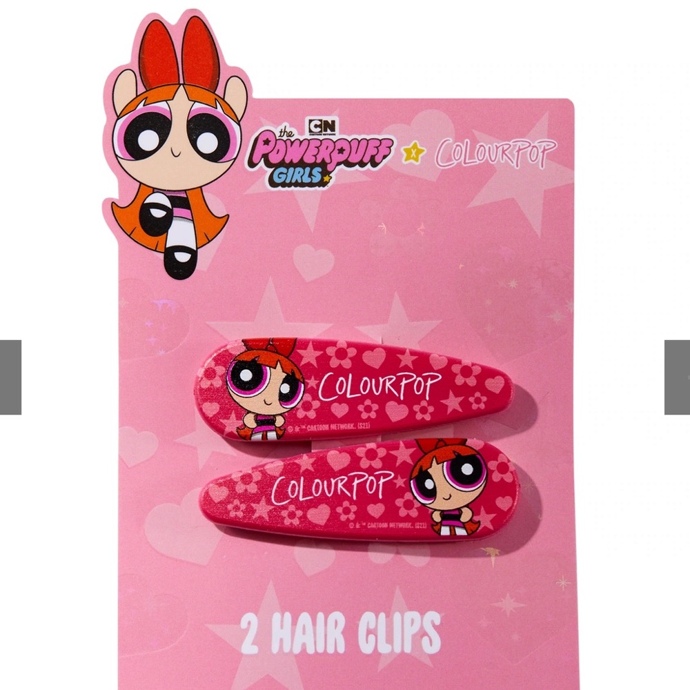 Colourpop the Powerpuff Girls blossom hair clips